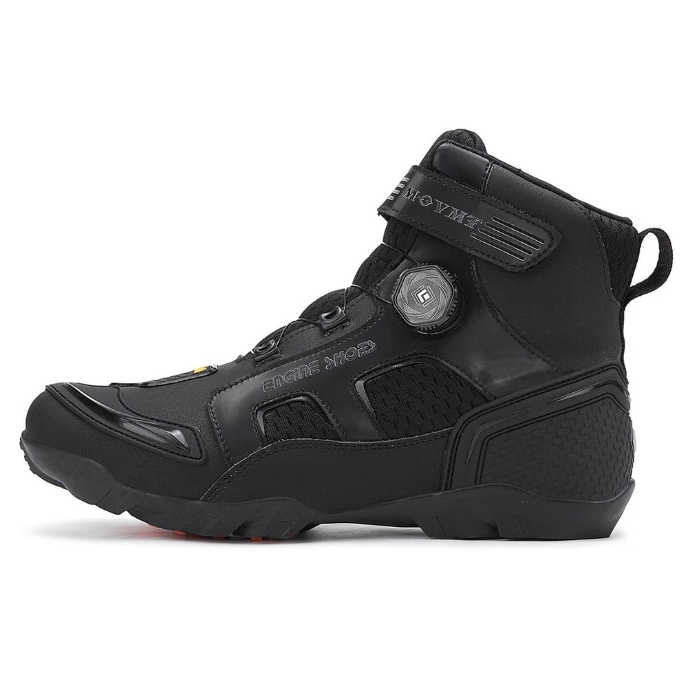 Mens Leather Motorcycle Boots Anti Slip Ankle Riding Footwear 7