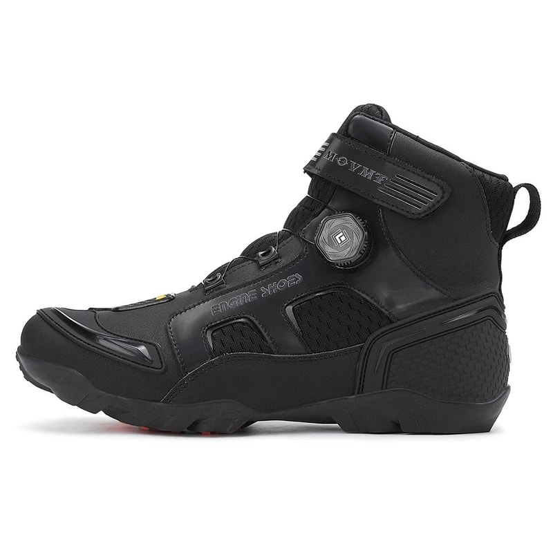 Mens Leather Motorcycle Boots Anti Slip Ankle Riding Footwear 7