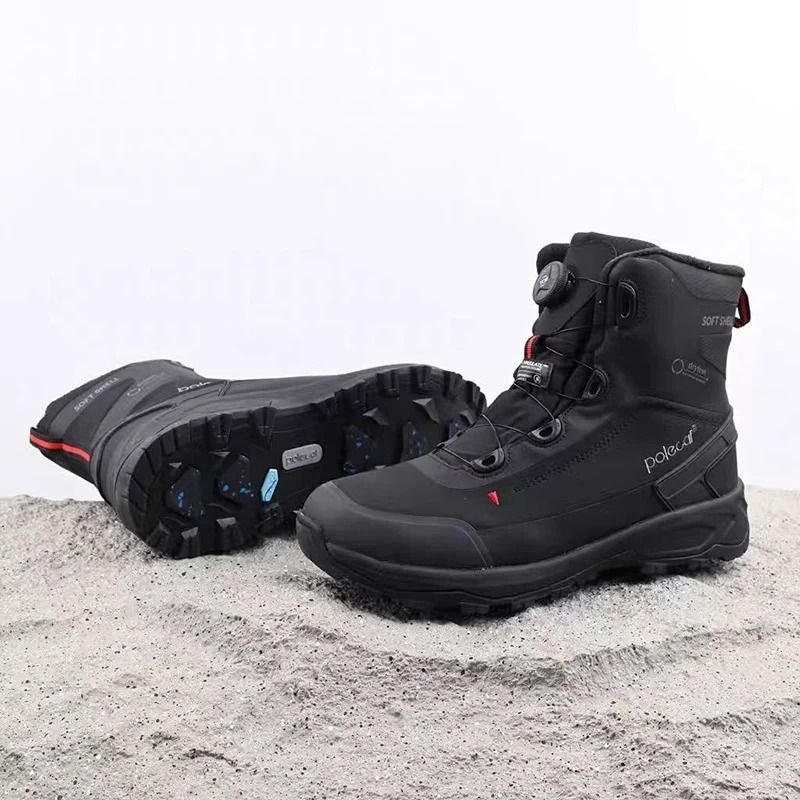 Mens Winter Snow Boots Warm Fur Lined Non Slip Ankle Outdoor Footwear 3