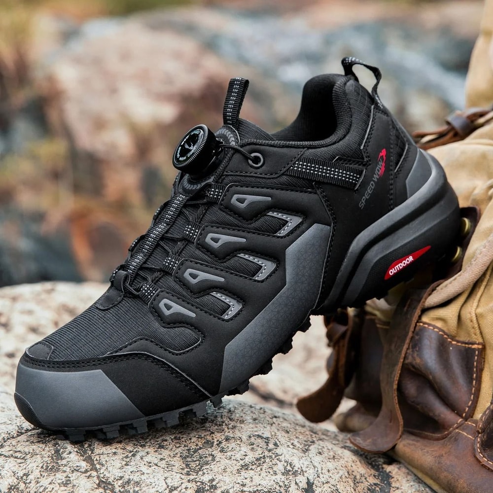 Mens Waterproof Hiking Shoes Anti Slip Outdoor Running And Walking Footwear 1