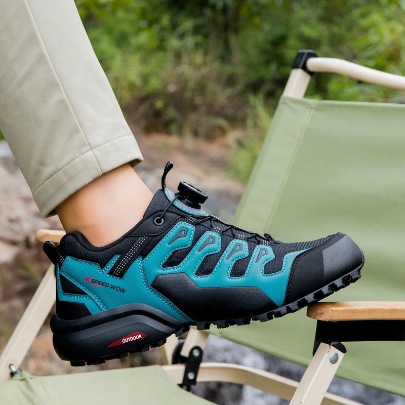 Mens Waterproof Hiking Shoes Anti Slip Outdoor Running And Walking Footwear 4