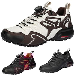 mens outdoor hiking shoes breathable strap design trail and jogging footwear