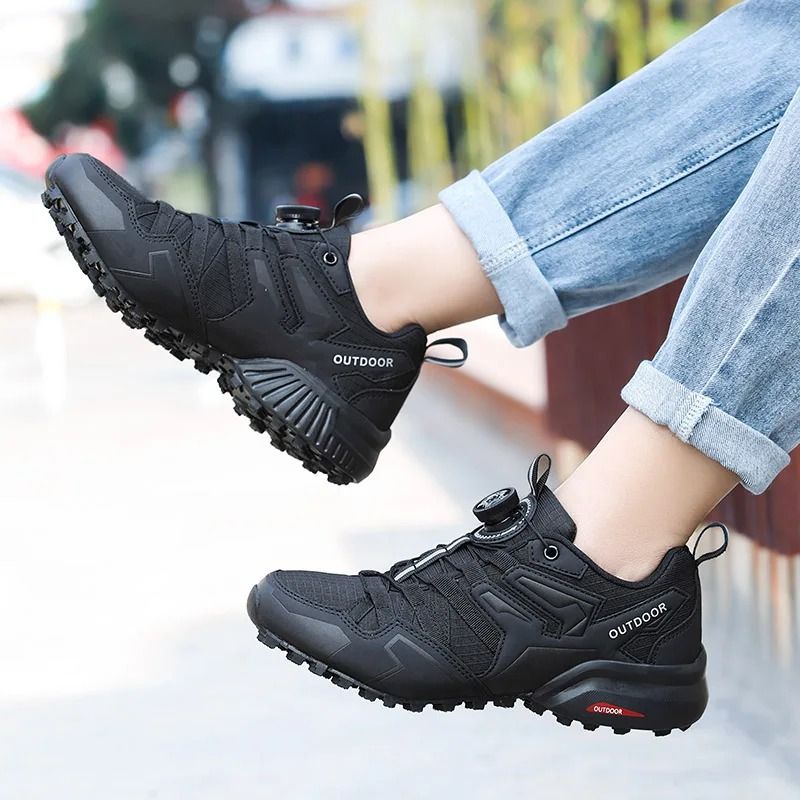 Mens Outdoor Hiking Shoes Breathable Strap Design Trail And Jogging Footwear 1