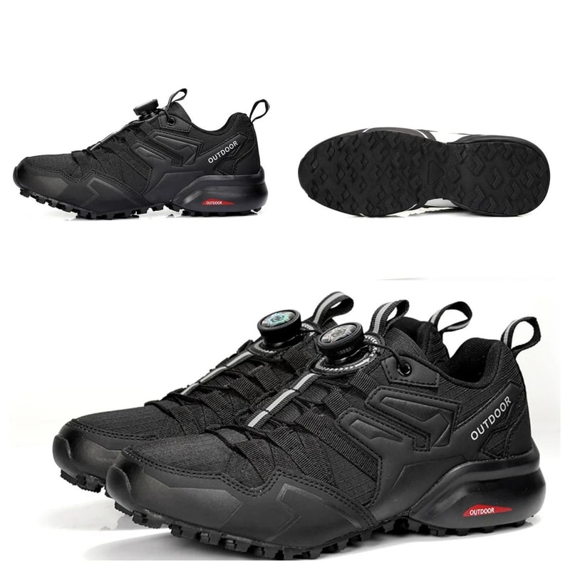 Mens Outdoor Hiking Shoes Breathable Strap Design Trail And Jogging Footwear 4