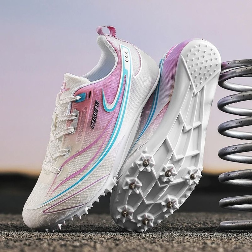 Unisex Track And Field Sprint Cleats Lightweight Racing And Training Shoes 11