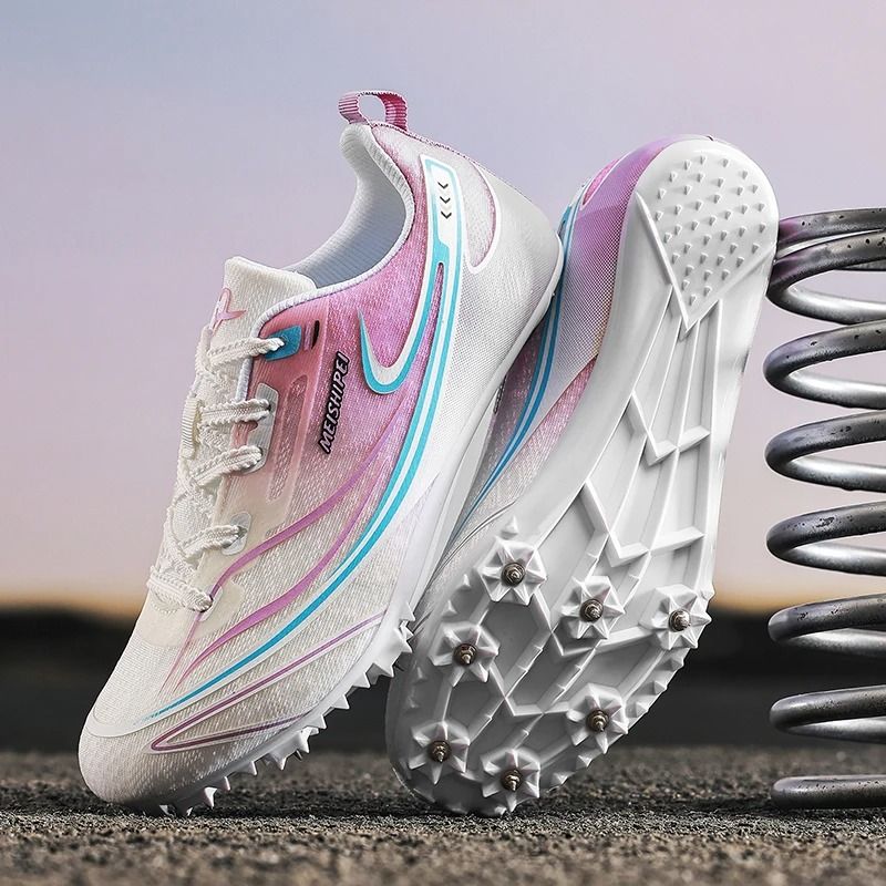 Unisex Track And Field Sprint Cleats Lightweight Racing And Training Shoes 11