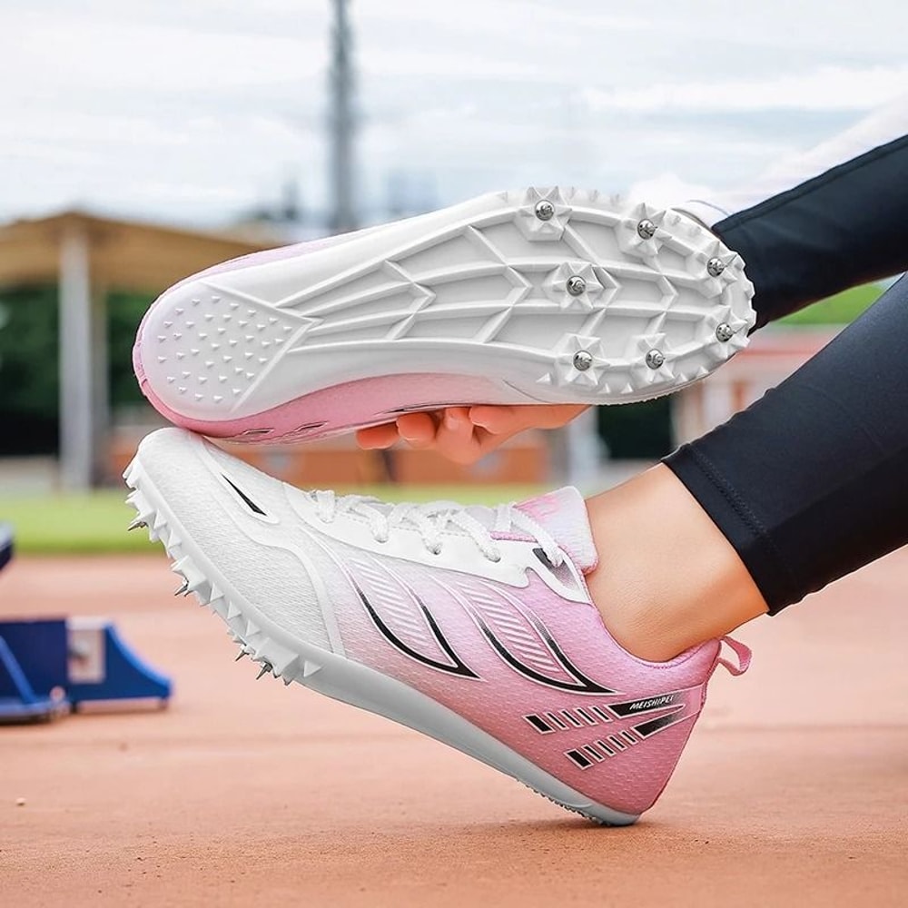 Unisex Track And Field Sprint Cleats Lightweight Racing And Training Shoes 1