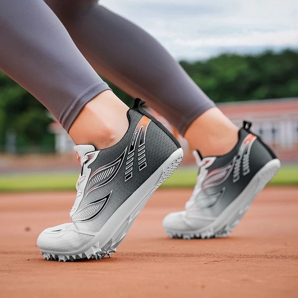 Unisex Track And Field Sprint Cleats Lightweight Racing And Training Shoes 4