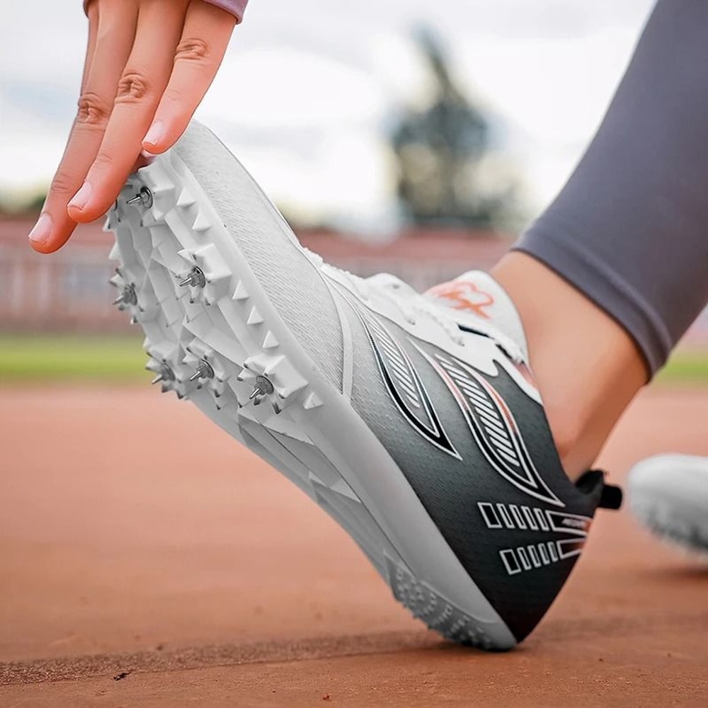 Unisex Track And Field Sprint Cleats Lightweight Racing And Training Shoes 5