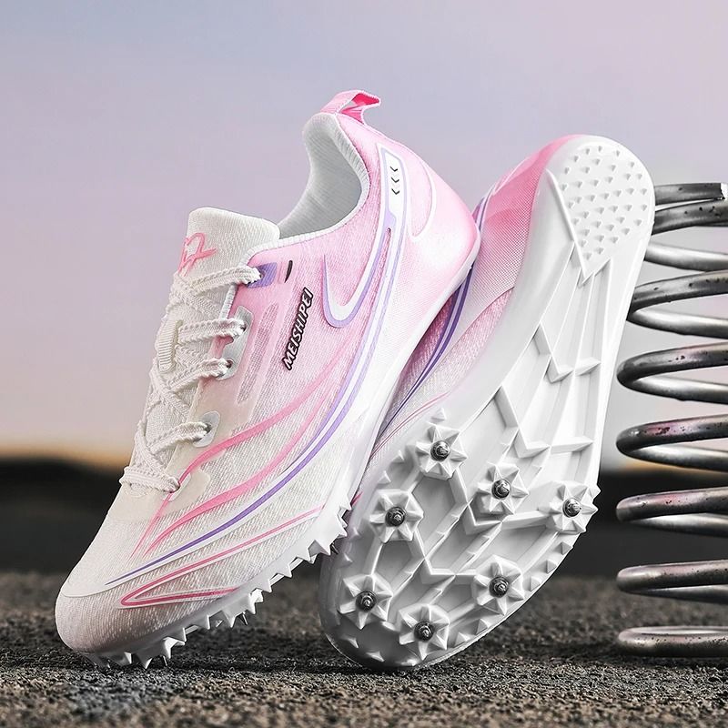 Unisex Track And Field Sprint Cleats Lightweight Racing And Training Shoes 6