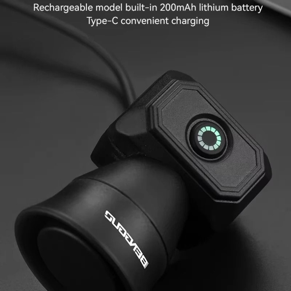 USB Rechargeable Waterproof Bicycle Horn For Mountain Bike 3