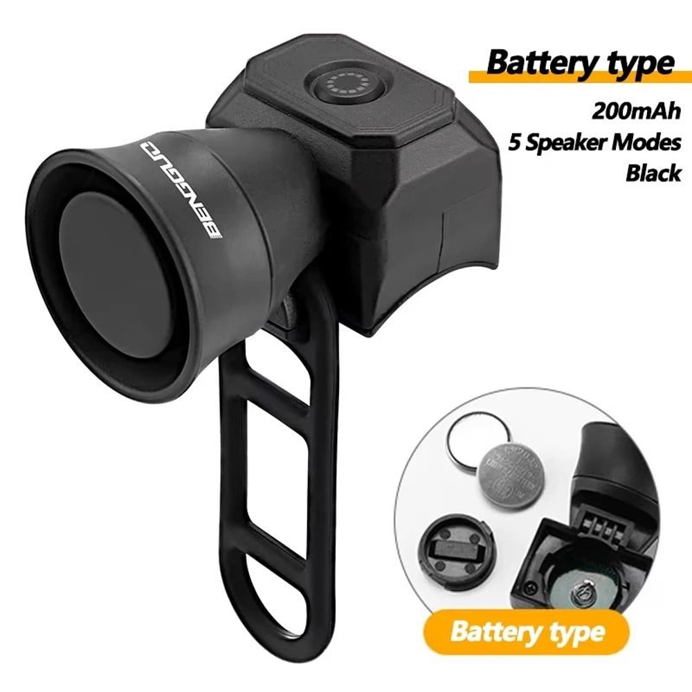 USB Rechargeable Waterproof Bicycle Horn For Mountain Bike 5