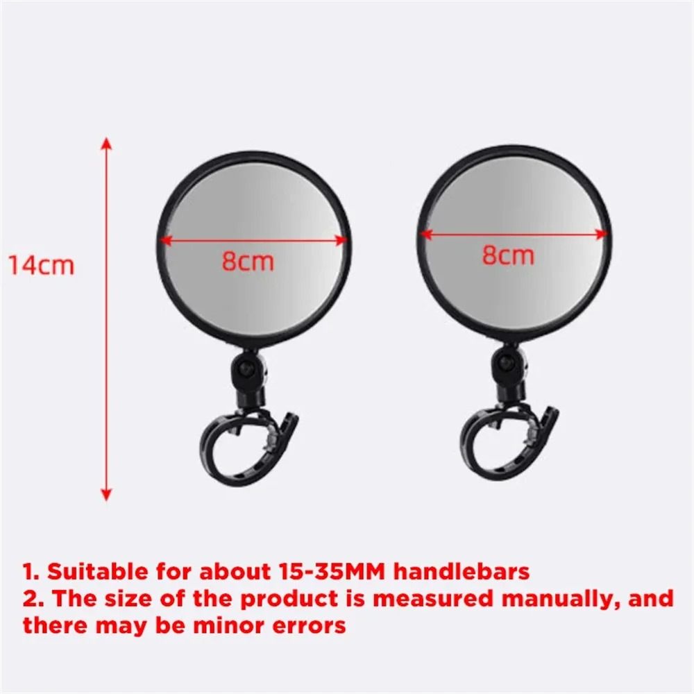 Universal Adjustable Bicycle Rearview Mirror Wide Angle MTB And Road Bike 7
