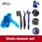 Bicycle Chain Cleaning Brush Tool 3D Bike Chain Cleaner Set 7