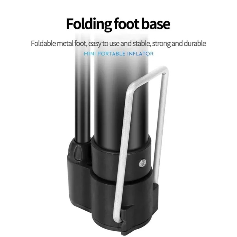 Portable Mini Bicycle Pump For Mountain And Road Bike Tires 4