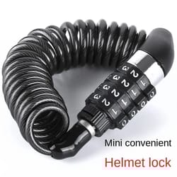 elastic steel cable bicycle lock anti theft code wire for bike motorcycle helmet