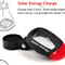 Solar Powered Bicycle Front And Rear Safety Lights Waterproof Cycling Lamp Set 2