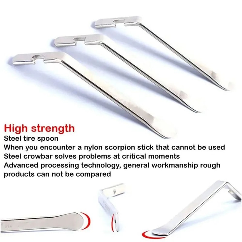 Bicycle Tire Lever Set Carbon Steel Tube Removal Repair Tools 1