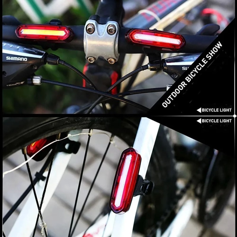 Improve Your Visibility And Ride Safer With This USB Rechargeable Bicycle Rear Light Designed For M 2