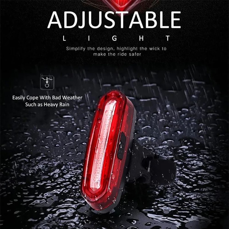 Improve Your Visibility And Ride Safer With This USB Rechargeable Bicycle Rear Light Designed For M 3