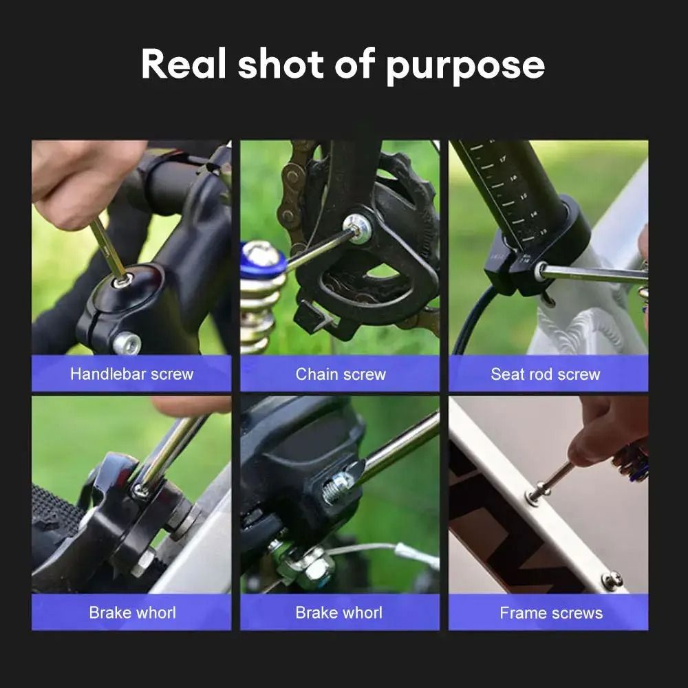 11 In 1 Bicycle Repair Tool Kit Multifunction Bike Wrench And Screwdriver Set 5