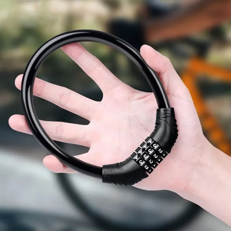 Portable Four Digit Bicycle Combination Lock For Bike Motorcycle And Scooter 4