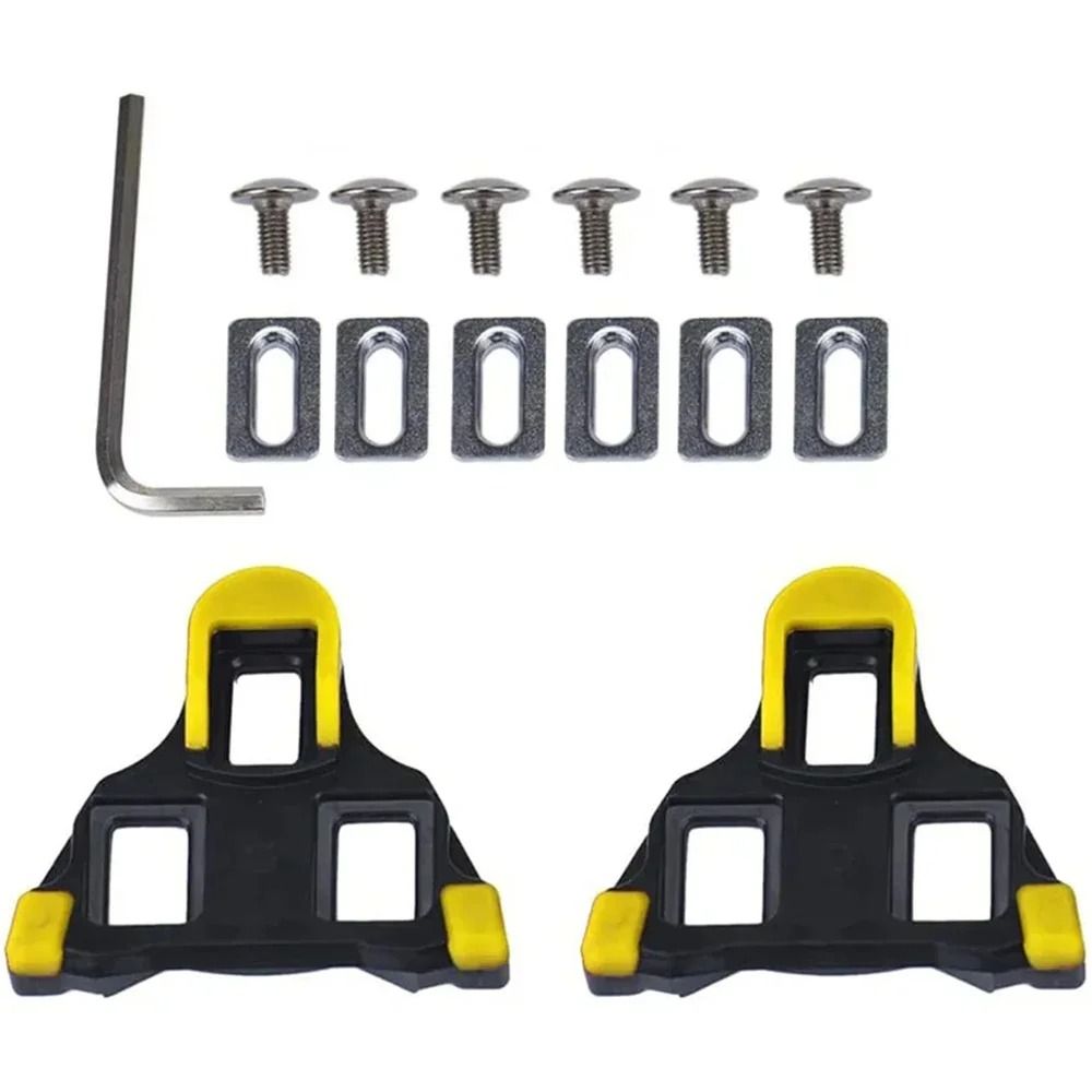 Road Bike Pedal Cleats Compatible With SPD SL Cycling Shoes Self Locking Plates 6