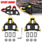Road Bike Pedal Cleats Compatible With SPD SL Cycling Shoes Self Locking Plates 0