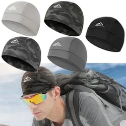 quick dry cycling cap mesh helmet liner for bike and motorcycle riding