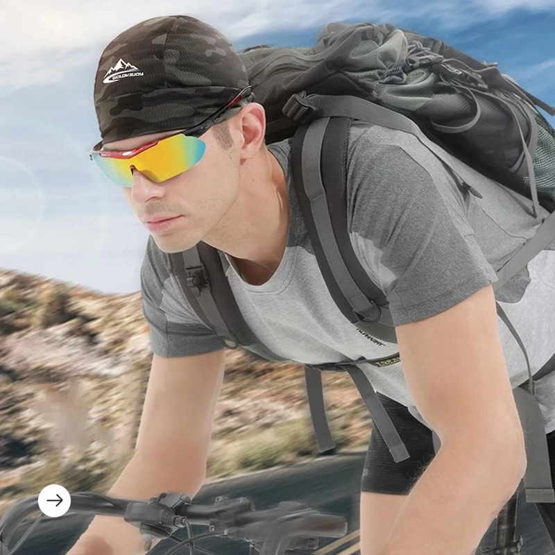 Quick Dry Cycling Cap Mesh Helmet Liner For Bike And Motorcycle Riding 5