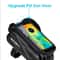 Waterproof Bicycle Phone Frame Bag Touch Screen Hard Shell Front Tube Storage 3