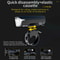 USB Rechargeable Bicycle Headlight 300 Lumen With Battery Level Display And Power Bank 3