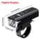 USB Rechargeable Bicycle Headlight 300 Lumen With Battery Level Display And Power Bank 4