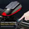 Solar Rechargeable Bicycle Headlight With Horn And LED Front Lamp For Road And Mountain Bikes 1