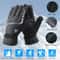 Winter Full Finger Gloves For Men And Women Warm Fleece Windproof Waterproof Non Slip Outdoor Glove 0
