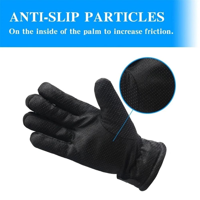 Winter Full Finger Gloves For Men And Women Warm Fleece Windproof Waterproof Non Slip Outdoor Glove 2