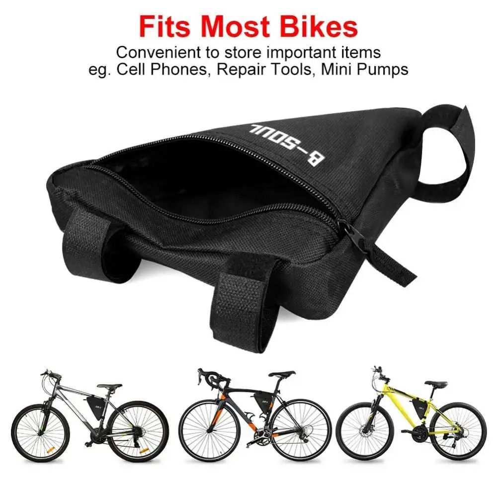 Waterproof Bike Frame Triangle Bag Front Tube Handlebar Storage Pouch For Cycling Essentials 2