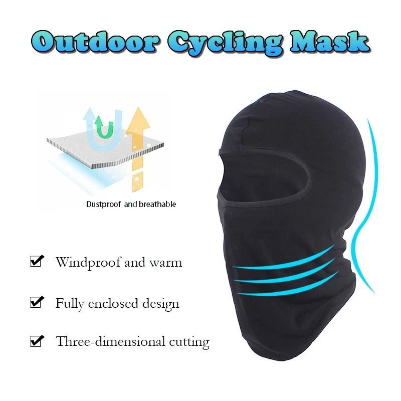 Windproof Full Face Balaclava Cycling Mask Breathable Outdoor Riding Cover For Men And Women 1