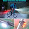 Cycling Bicycle Front Rear Light Set USB Rechargeable Waterproof LED Headlight Taillight 4