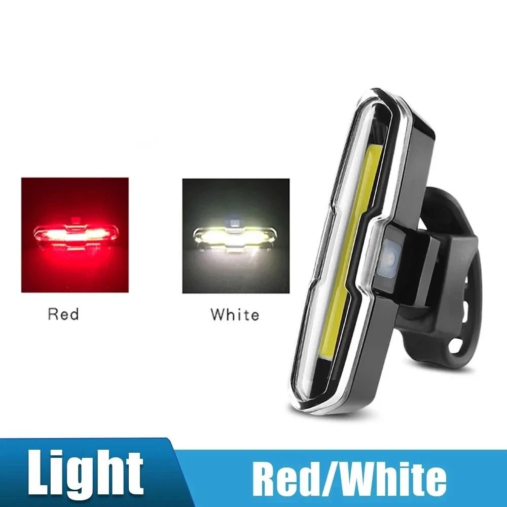 Bike Light Taillight LED Ultra Bright USB Charging Safety Warning Bicycle Rear Light 8