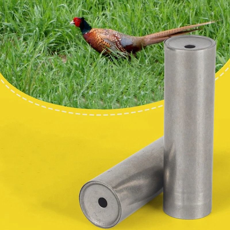 Outdoor Steel Pheasant Hunting Whistle Bird Call Tool 6