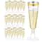 Disposable Plastic Champagne Flute Cups Set Of 5 0
