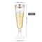Disposable Plastic Champagne Flute Cups Set Of 5 5