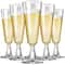 Disposable Plastic Champagne Flute Cups Set Of 5 6