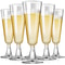 Disposable Plastic Champagne Flute Cups Set Of 5 6