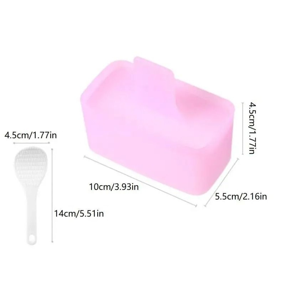 Plastic Sushi Mold Onigiri Rice Ball Press Set Of 3 5