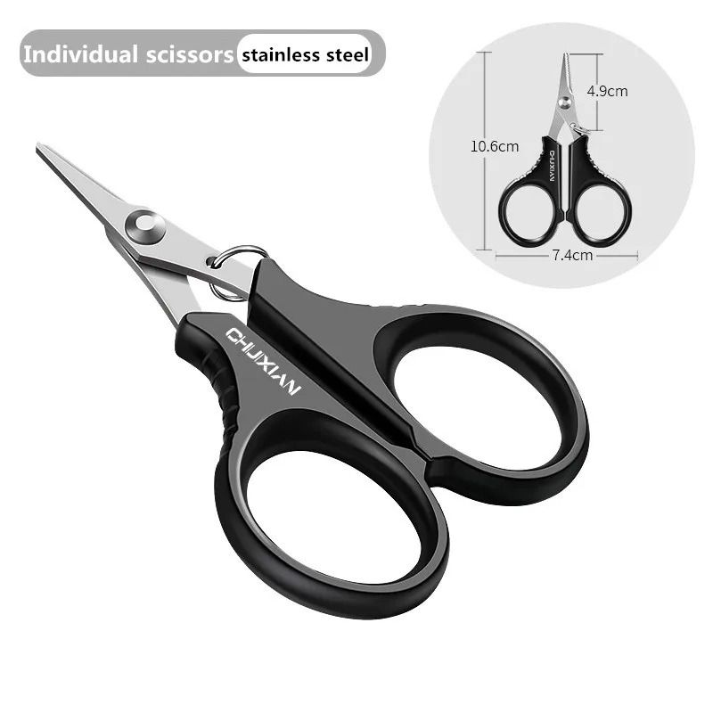 Titanium Coated Fishing Scissors Line Cutter Tool 6