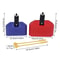 Cowbell Clapper Drum Bell Percussion Set With Hammer 5