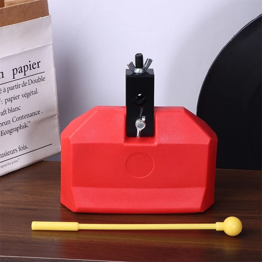 Cowbell Clapper Drum Bell Percussion Set With Hammer 6