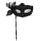 Venetian Half Face Masquerade Mask With Holding Stick 8